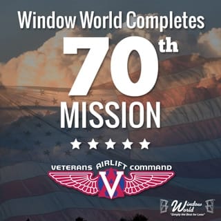 Window World Completes 70th Mission